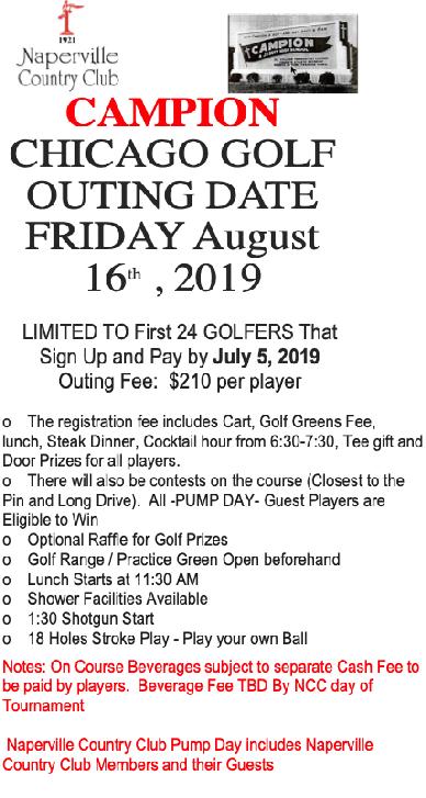6th Annual Chicago Golf Tour